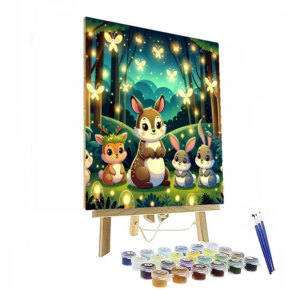 Firefly Forest Fables Numbered Painting Kits