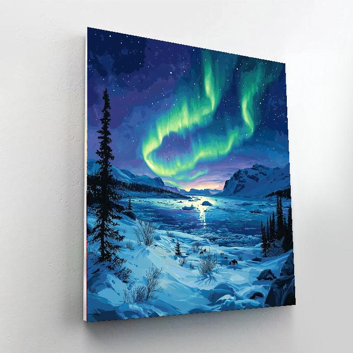 The Arctic Circle Numbered Painting Kits