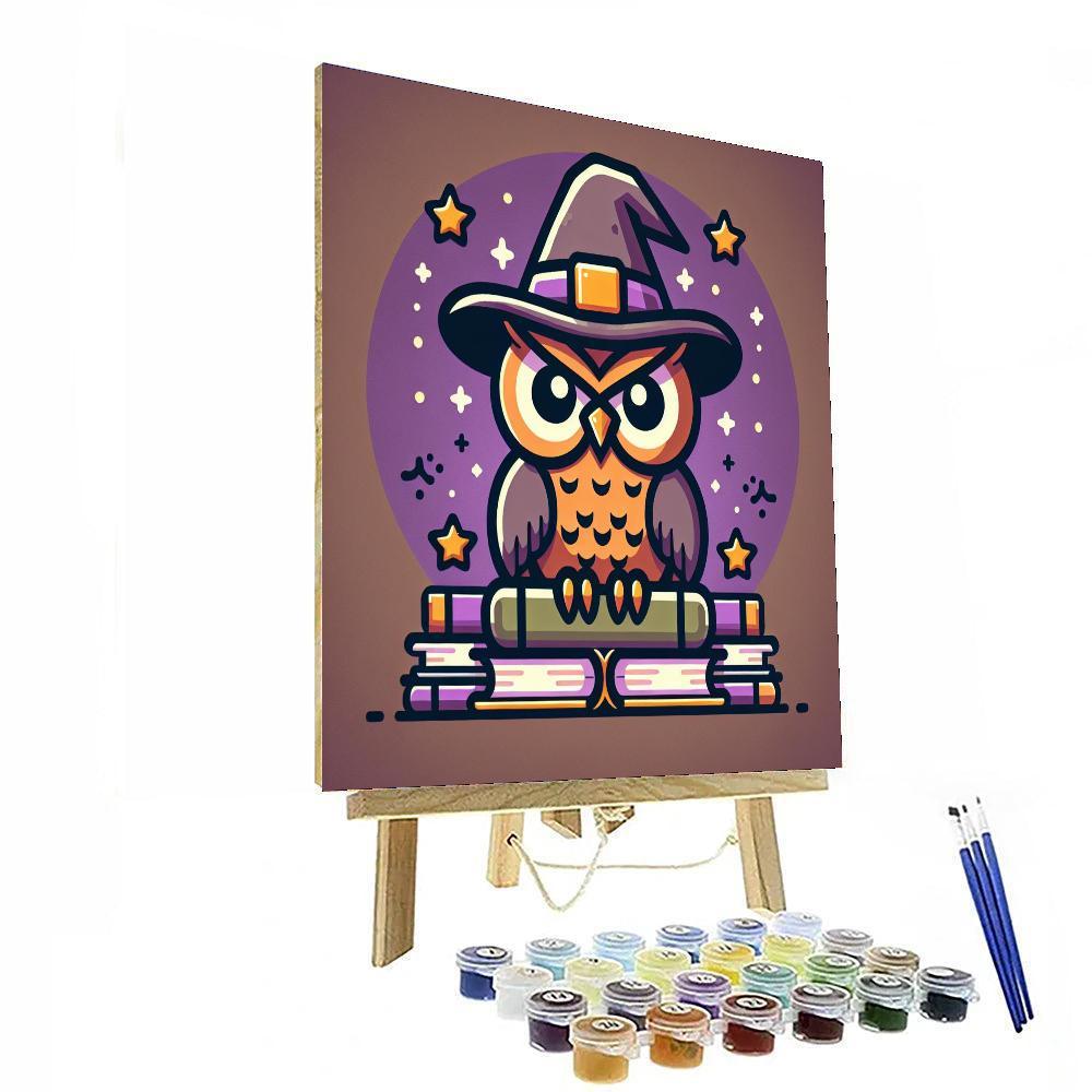 Wise Wizarding Owl Paint By Number