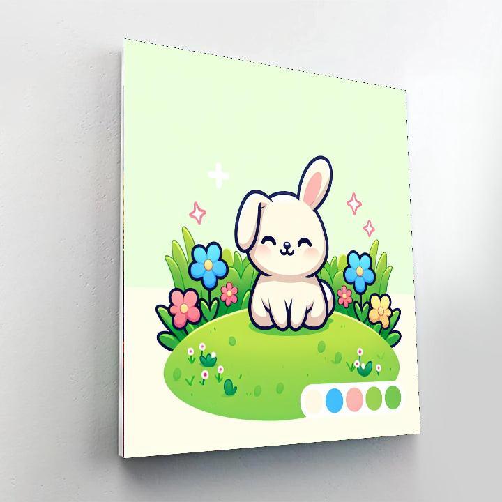 Sweet Little Bunny Painting By Numbers Kit