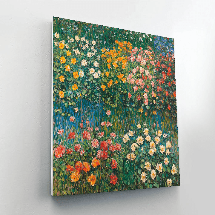 Claude Monet Inspired Serenade Of Seasons  Paint By Numbers Art