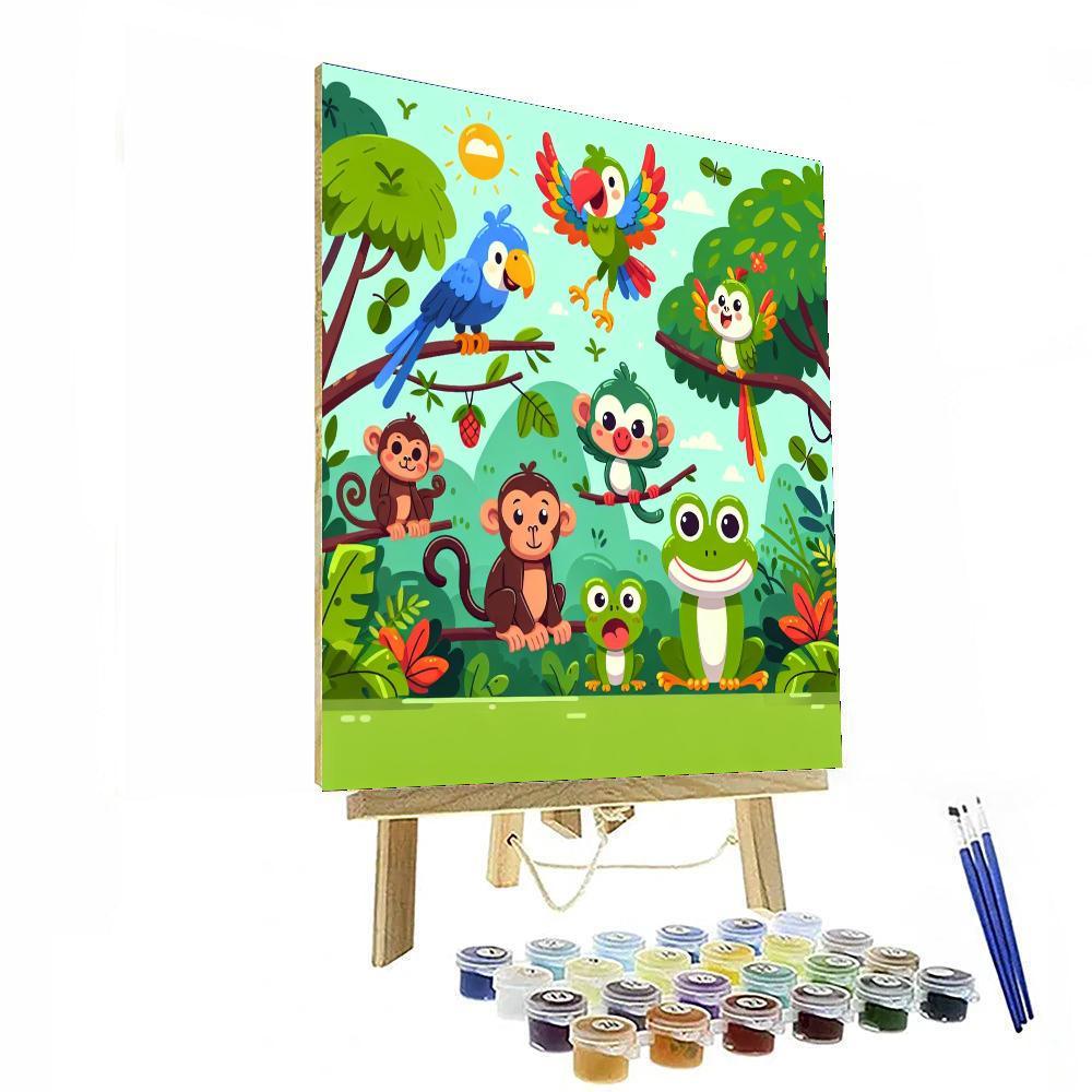 Jungle Joy Numbered Painting Kits
