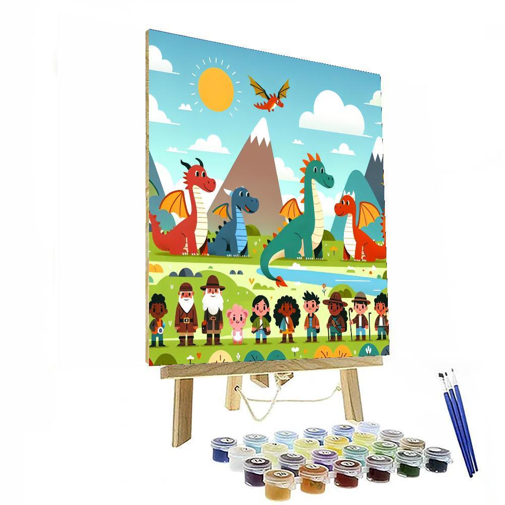Dragon Valley Discovery Paint By Numbers