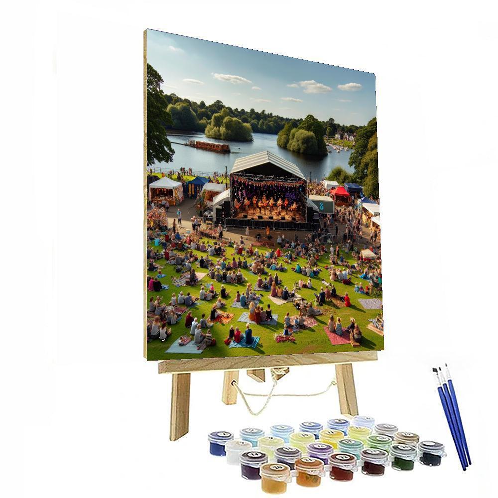 Calgary Folk Music Festival - Canada Painting By Numbers Kit