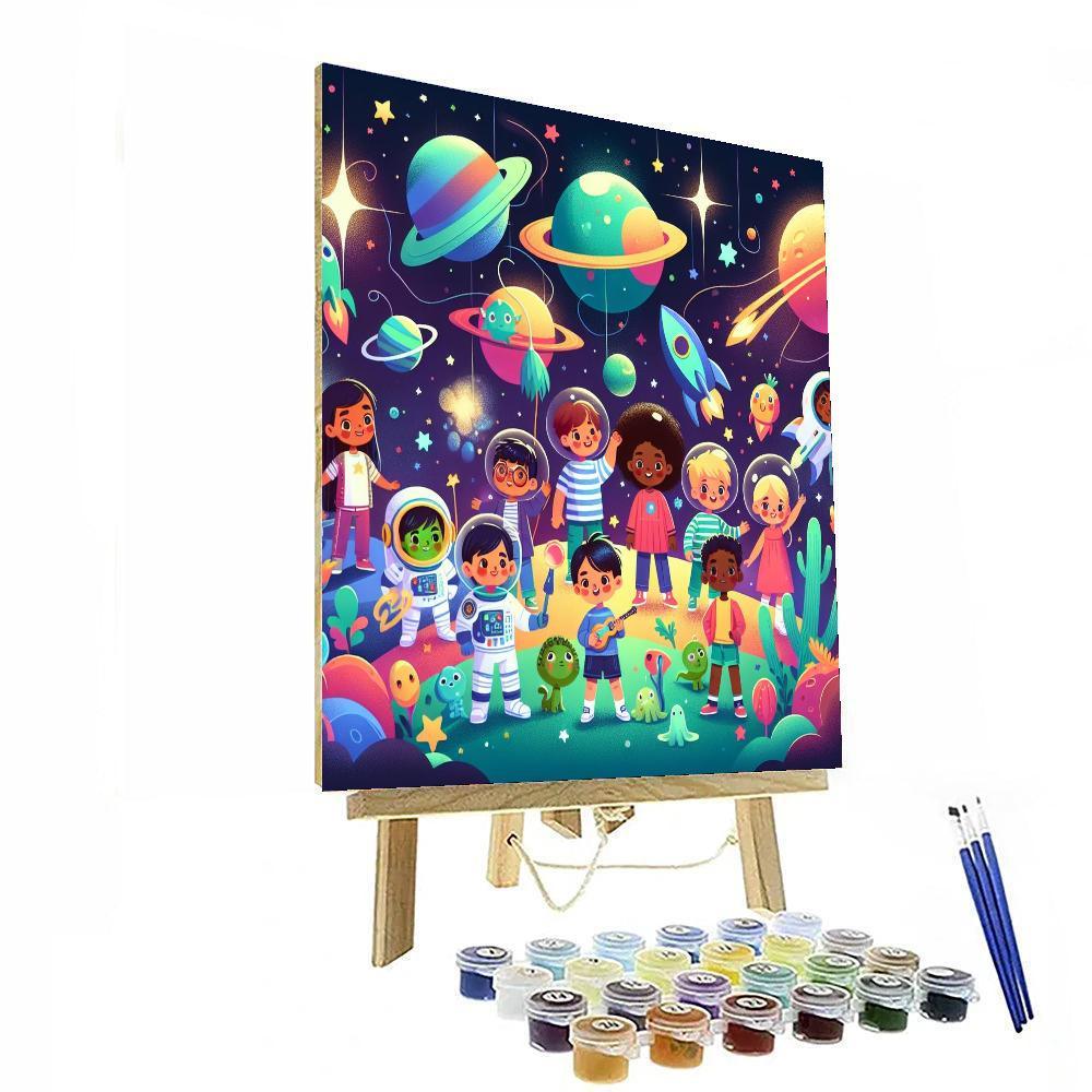 Galaxy Guardians Quest Painting Number Kit