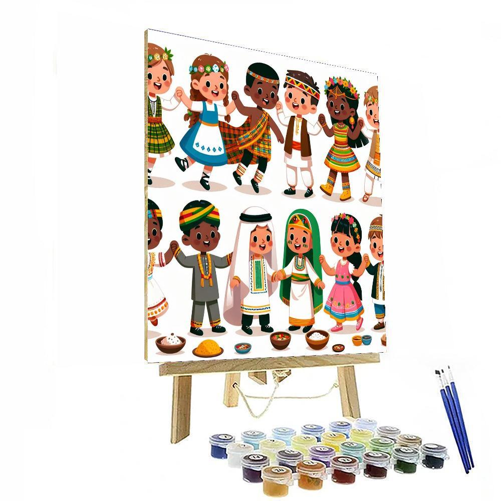 Cultural Festival Paint By Color