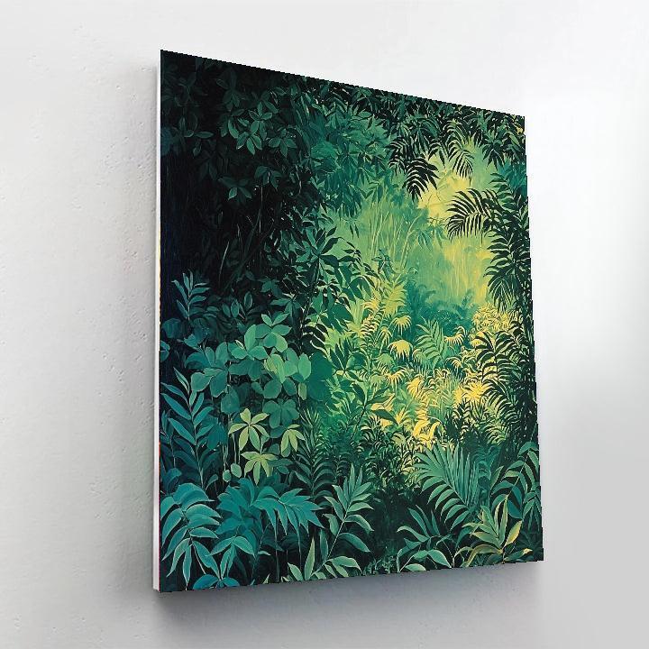 Henri Rousseau Inspired Lush Jungle Escape  Paint By Numbers