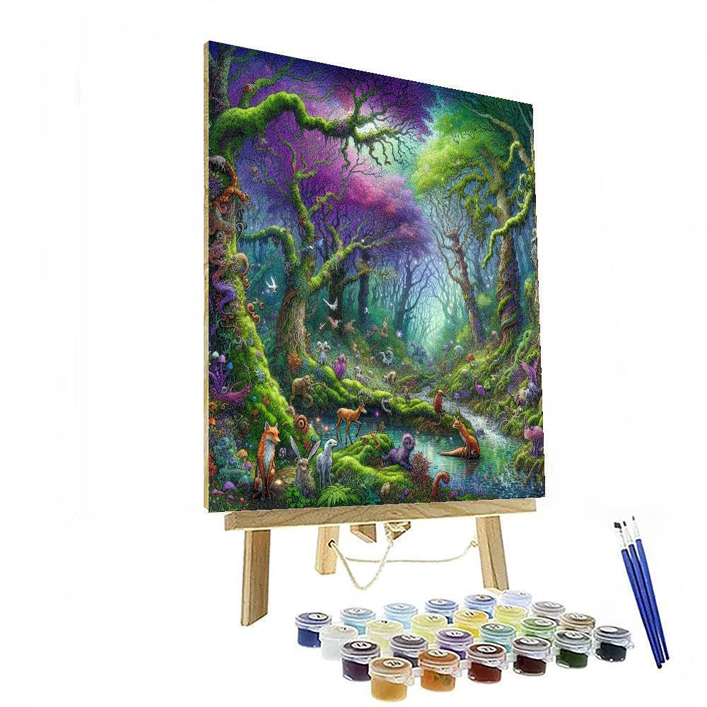 Mystic Fairy Forest Paint By Color