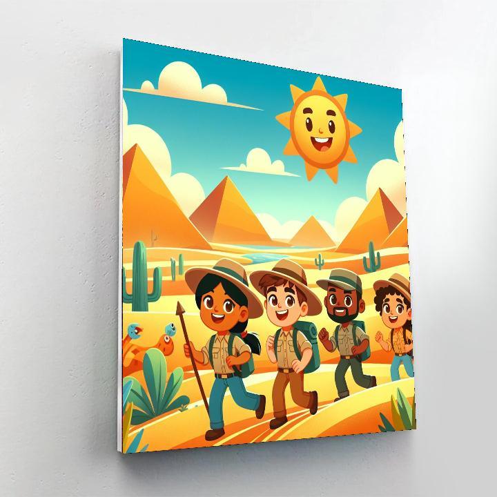 Explorer's Desert Journey Paint By Numbers Kits