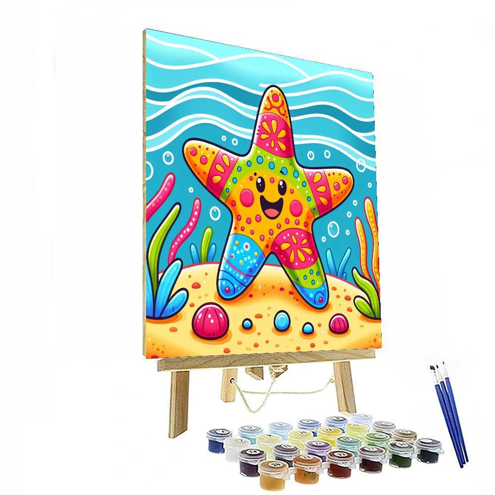 Brilliant Starfish Painting Number Kit