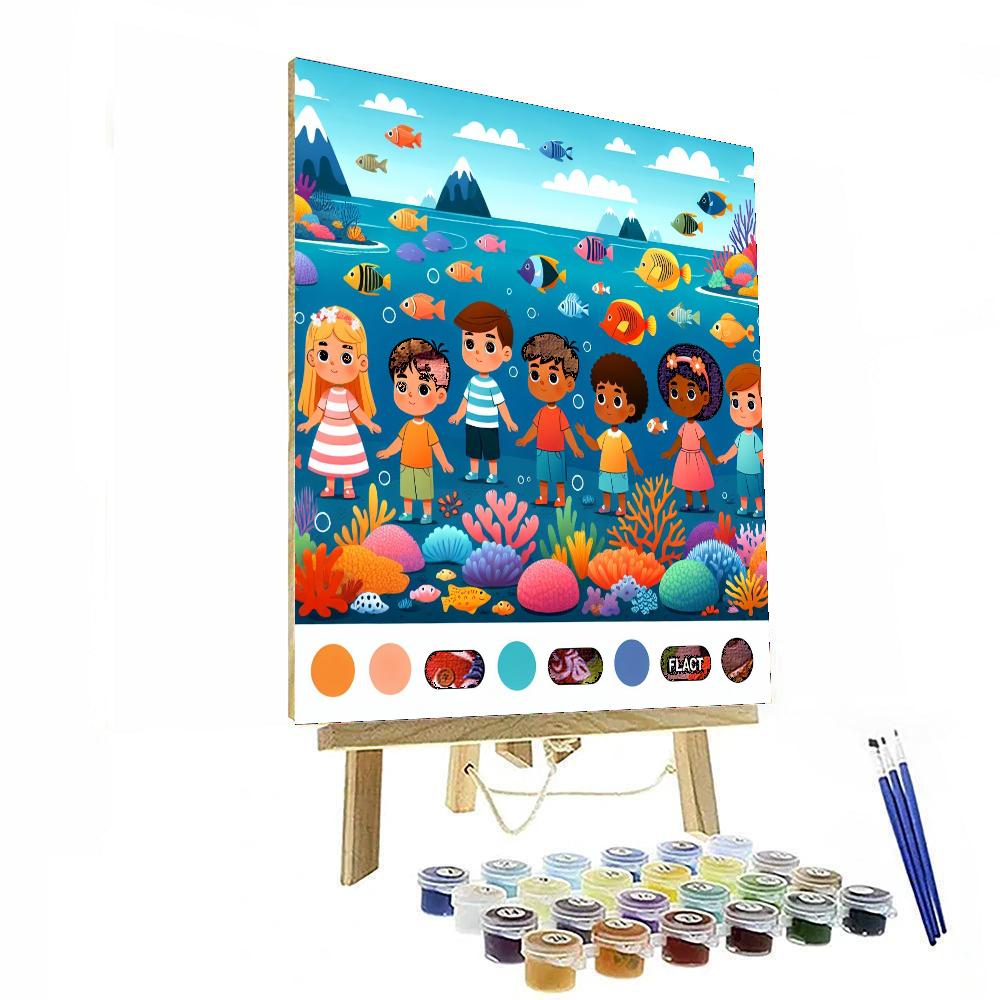 Underwater Adventureland Paint By Color