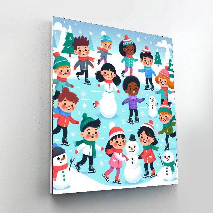 Whimsical Winter Play Paint By Number