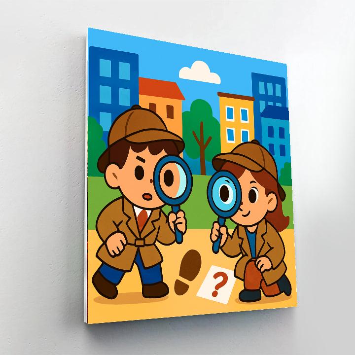 Mystery Explorers Paint By Numbers Art