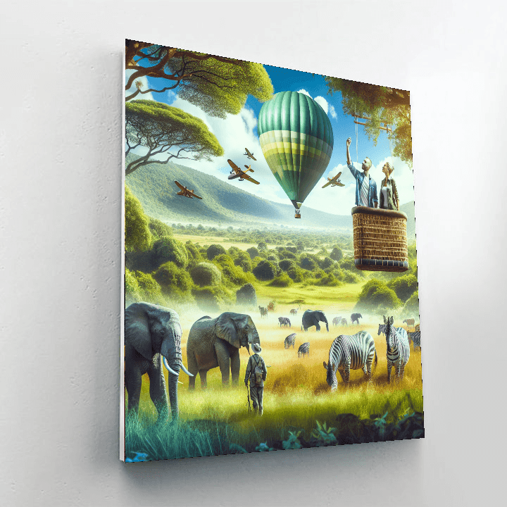 Kruger National Park Wilderness Festival - South Africa Paint By Numbers Kits