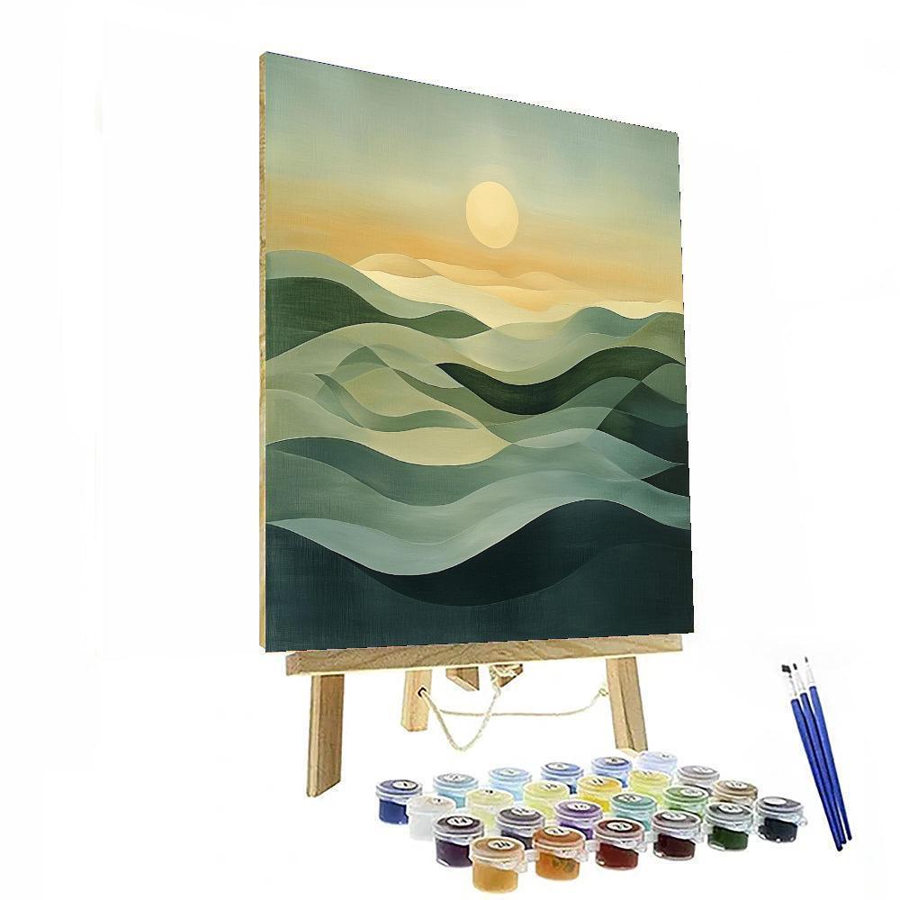 Nandalal Bose Inspired Echoes Of Serenity  DIY Paint By Numbers