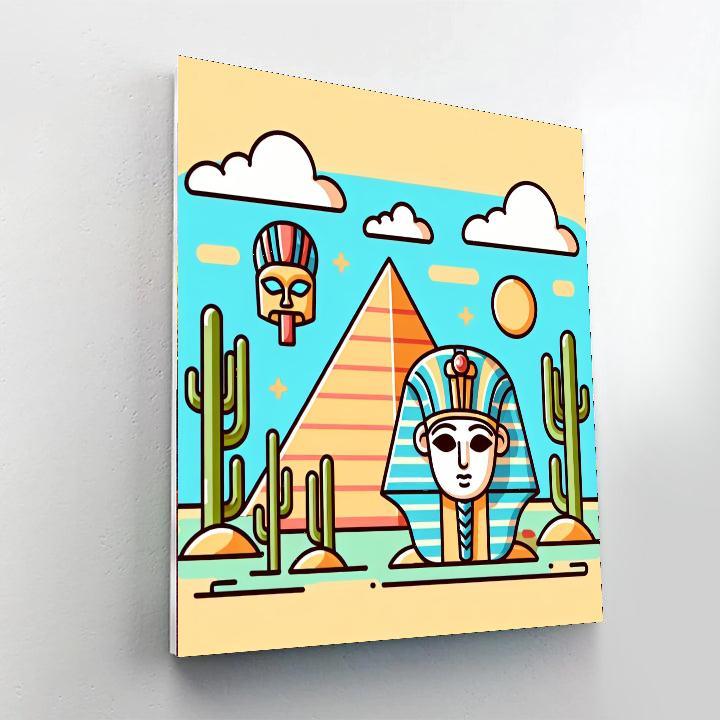 Ancient Egyptian Mysteries Paint By Color