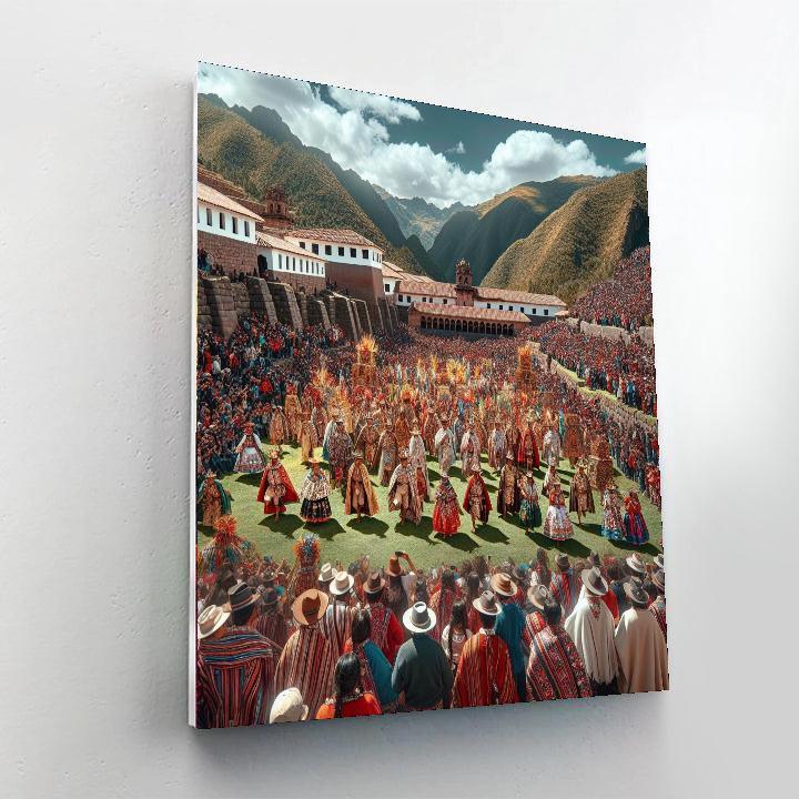 Festival Of The Sun - Inti Raymi - Cusco, Peru Painting Number Kit