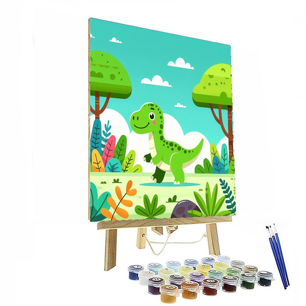Fantastic Dinosaur Numbered Painting Kits