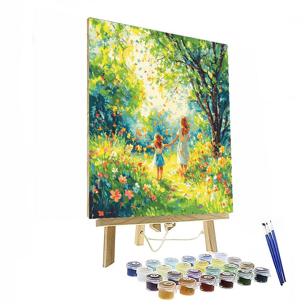 Spring Blossoms Of Love Painting By Numbers Kit