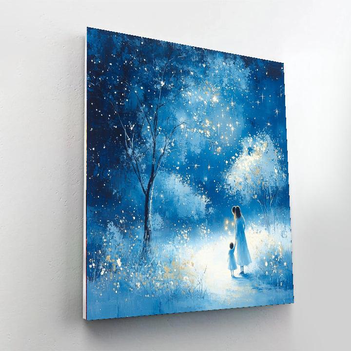 A Mother's Love Under The Stars Number Painting