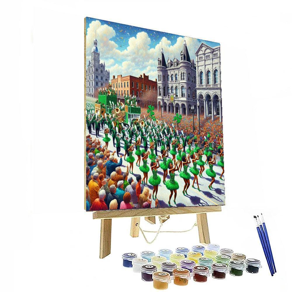 Savannah St. Patrick's Day Parade - Savannah Paint By Number