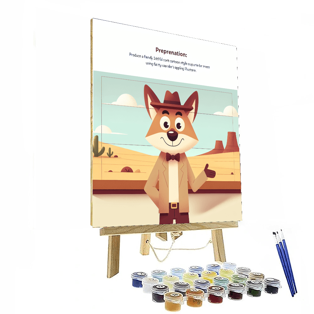 Dandy Dingo Number Painting