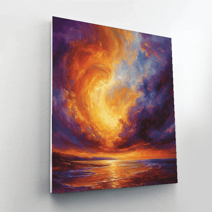 J.M.W. Turner Inspired Weathered Beauty  Paint By Numbers Art