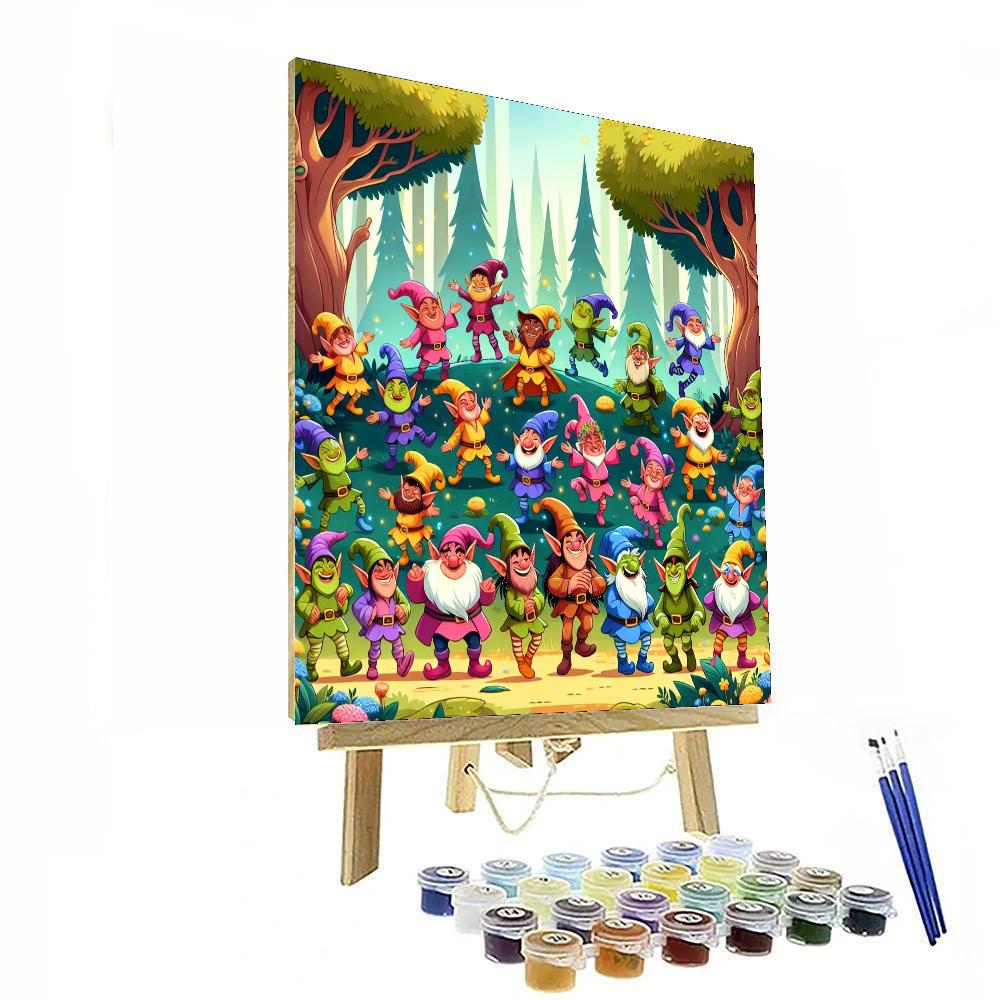 Giggling Goblins Gala Number Painting