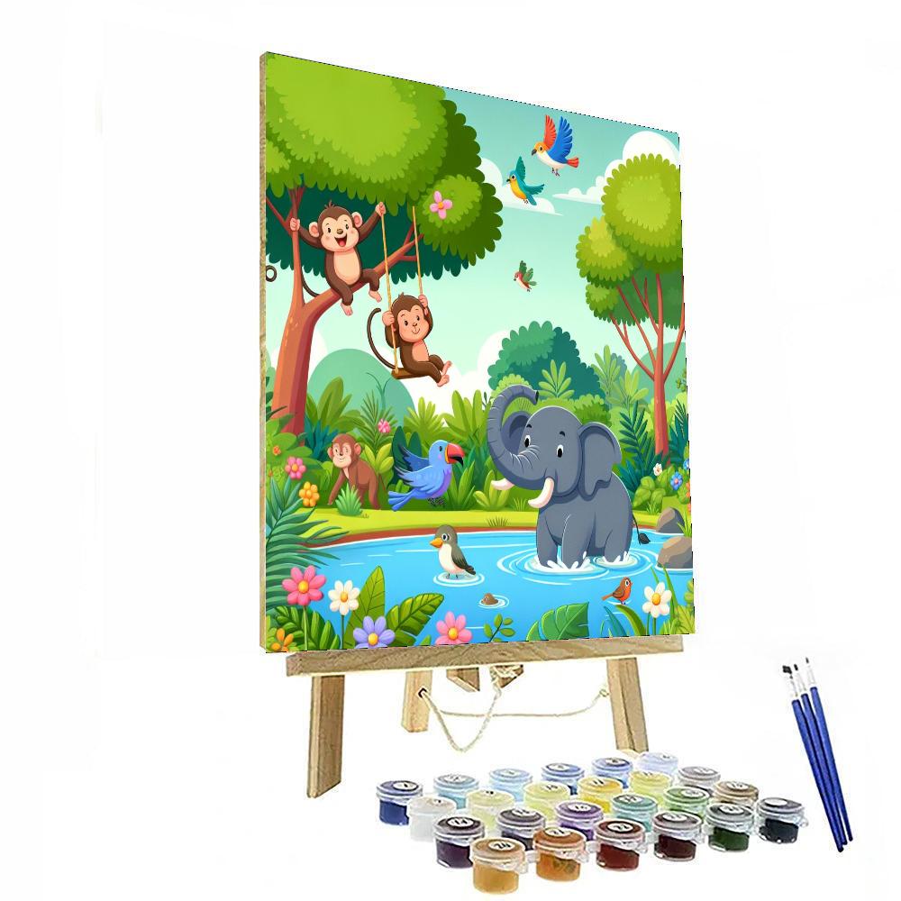 Wonderful Wildlife Expedition Painting Number Kit