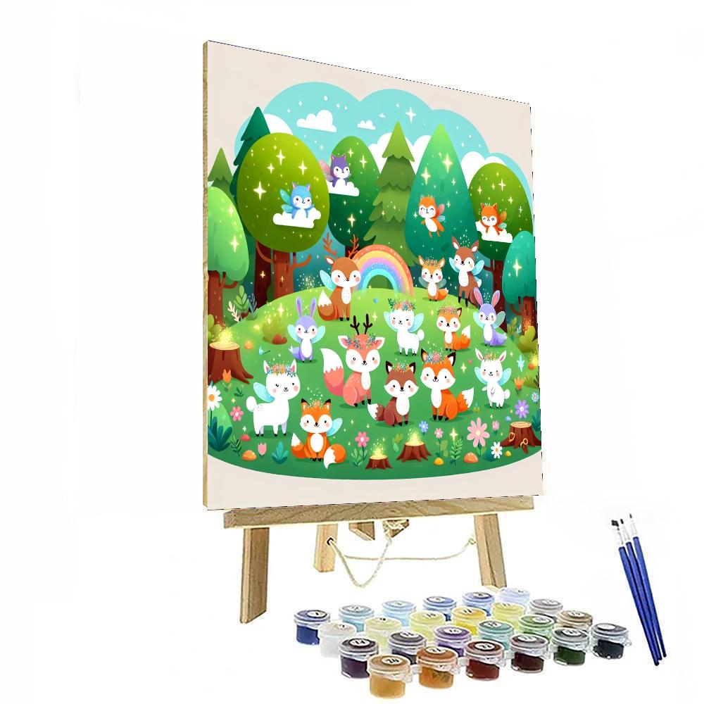 Enchanted Woodland Quest Painting Number Kit