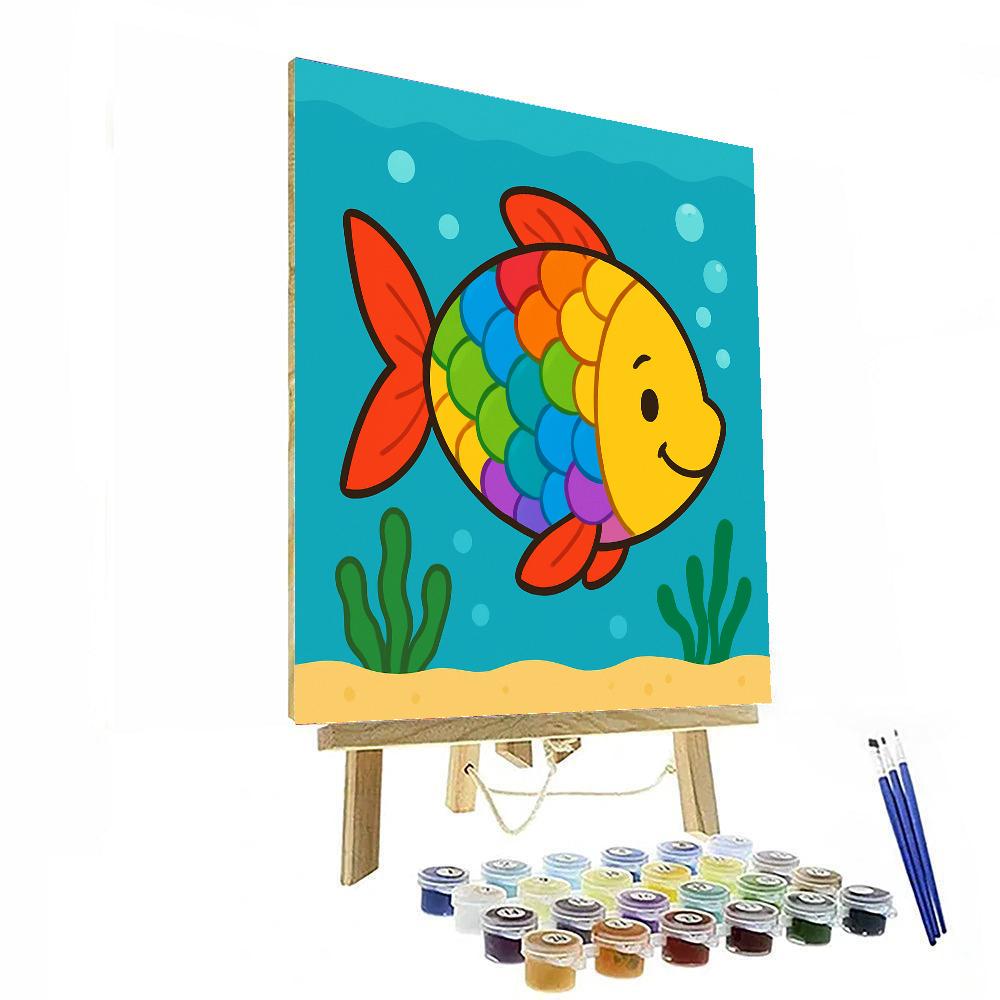 Rainbow Fish Friend Numbered Painting Kits
