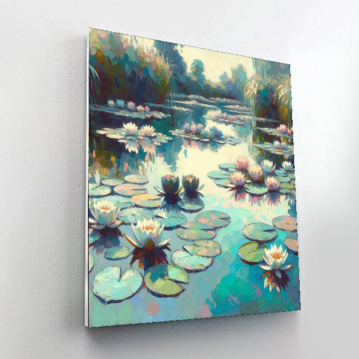 Monet's Water Lilies Serenity Painting By Numbers Kit