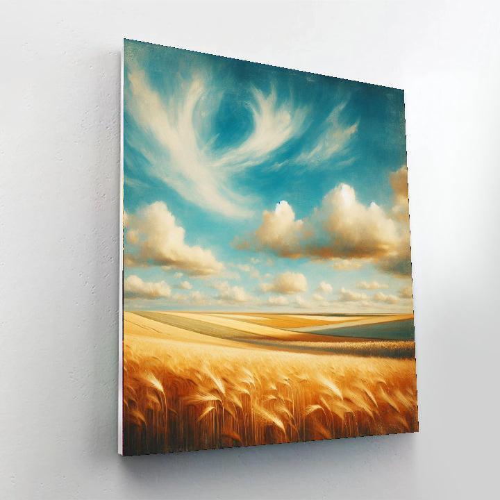 Golden Field Serenity Paint By Number