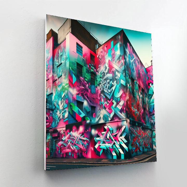 Colorful Urban Street Art Paint By Numbers