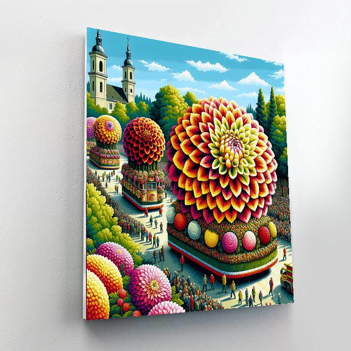 Zundert Flower Parade - Netherlands Paint By Numbers Kits