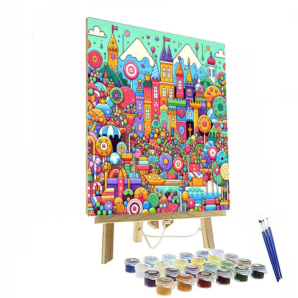Candy Kingdom Painting By Numbers Kit