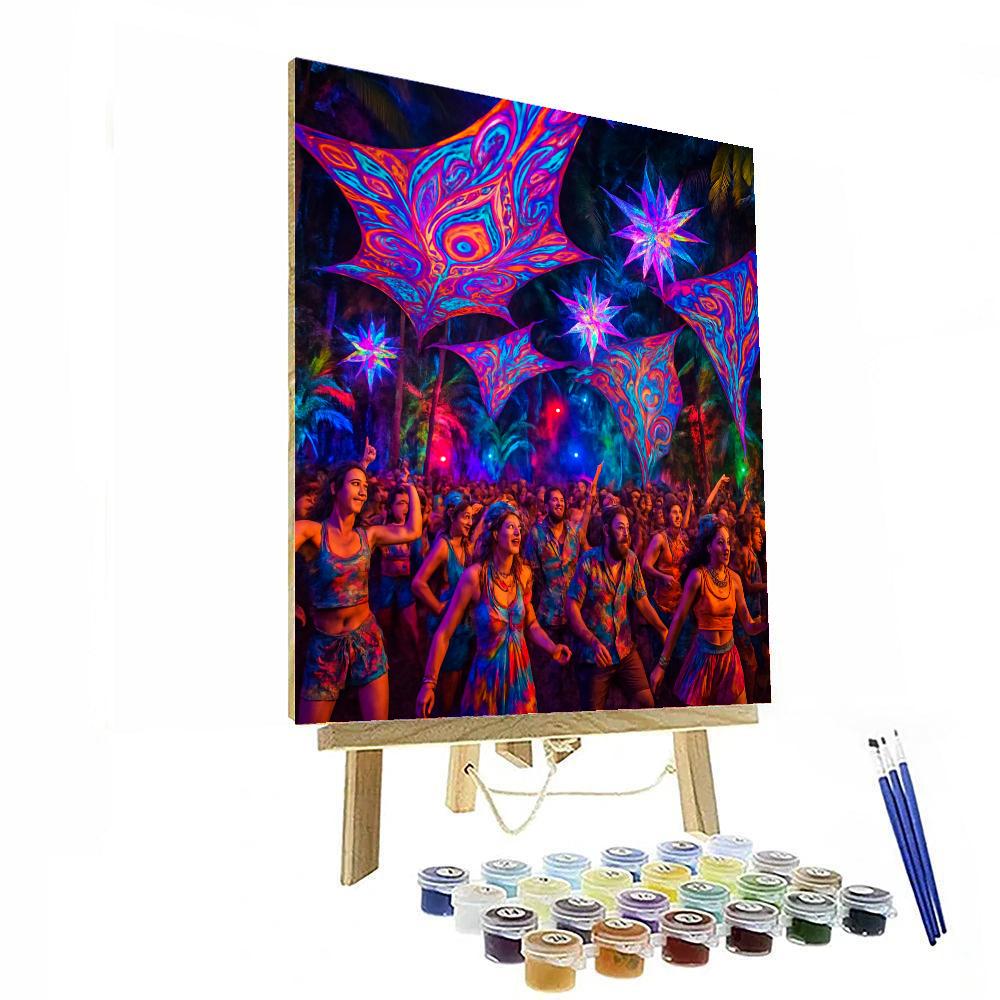 Psychedelic Festival - Brazil DIY Paint By Numbers