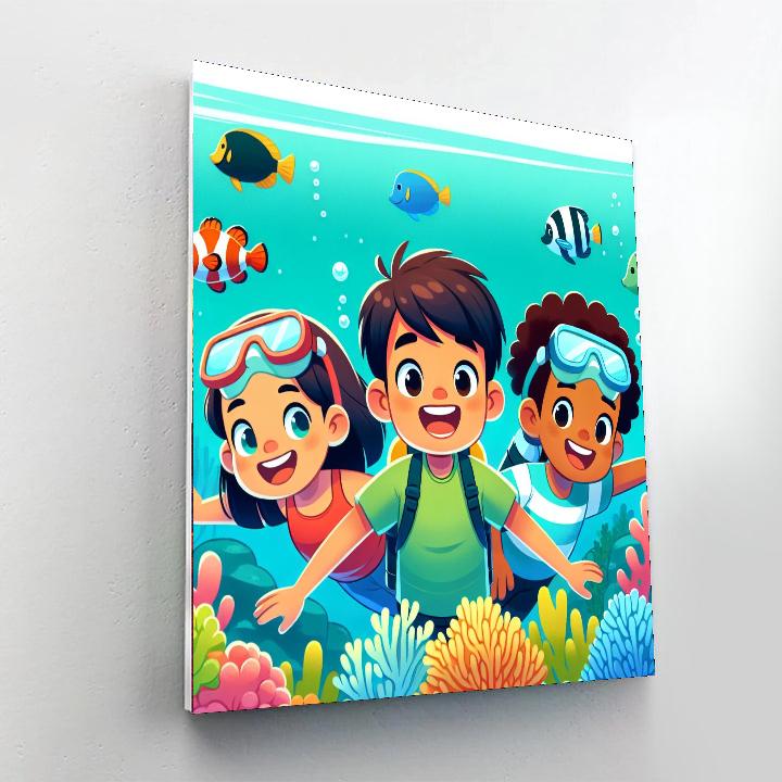 Undersea Explorers Club Number Painting