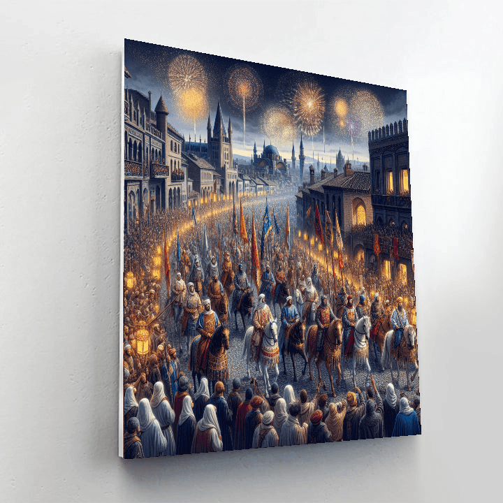 Moors And Christians Festival - Alcoy, Spain Number Painting