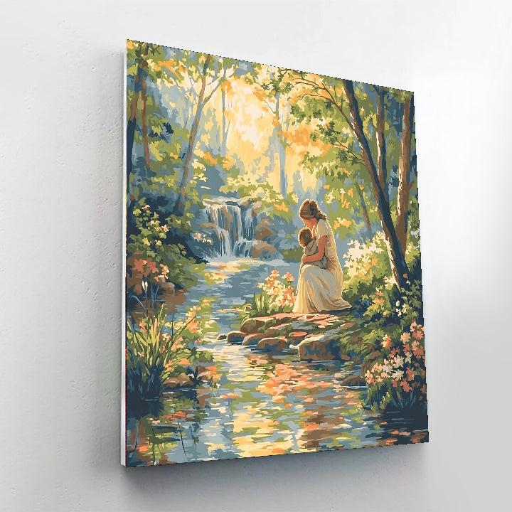 A Mother’s Hug Number Painting