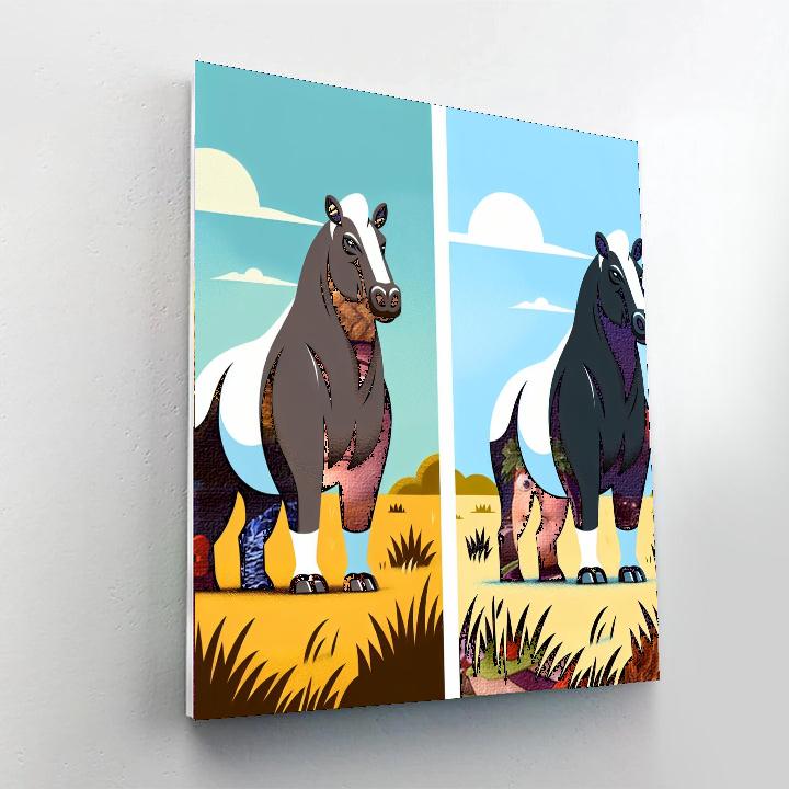 Zippy Zorilla Paint By Numbers Art
