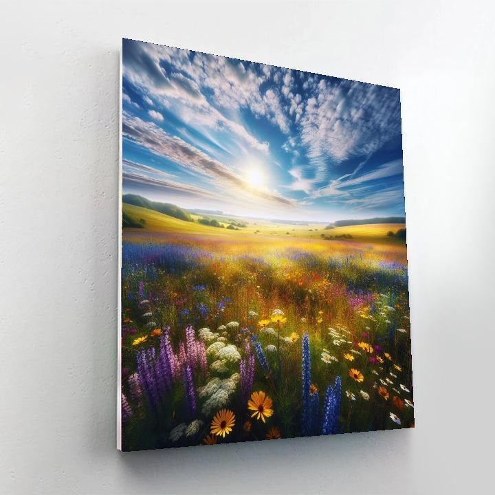 Dappled Sunlight Meadow Paint By Numbers Kits