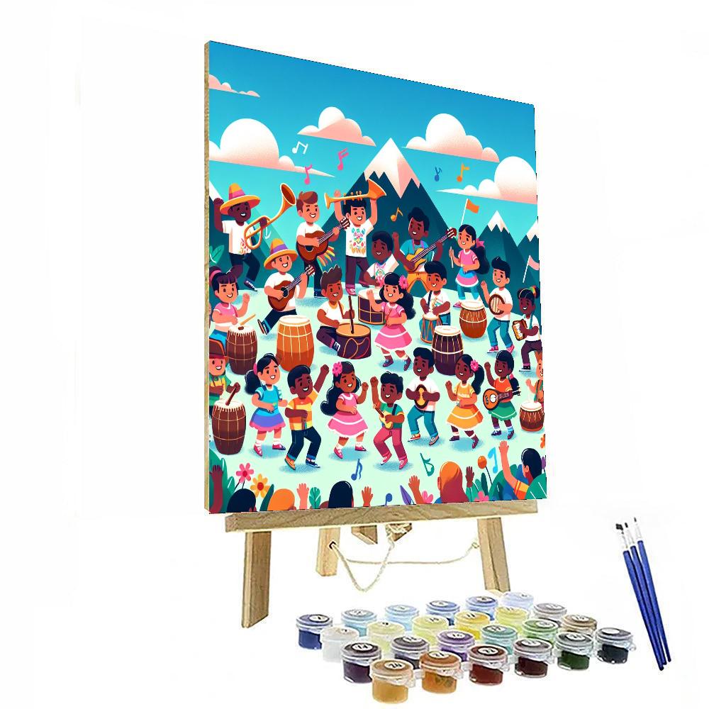 Mountain Top Music Festival Painting Number Kit