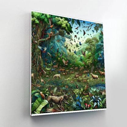Animal Kingdom Harmony Number Painting