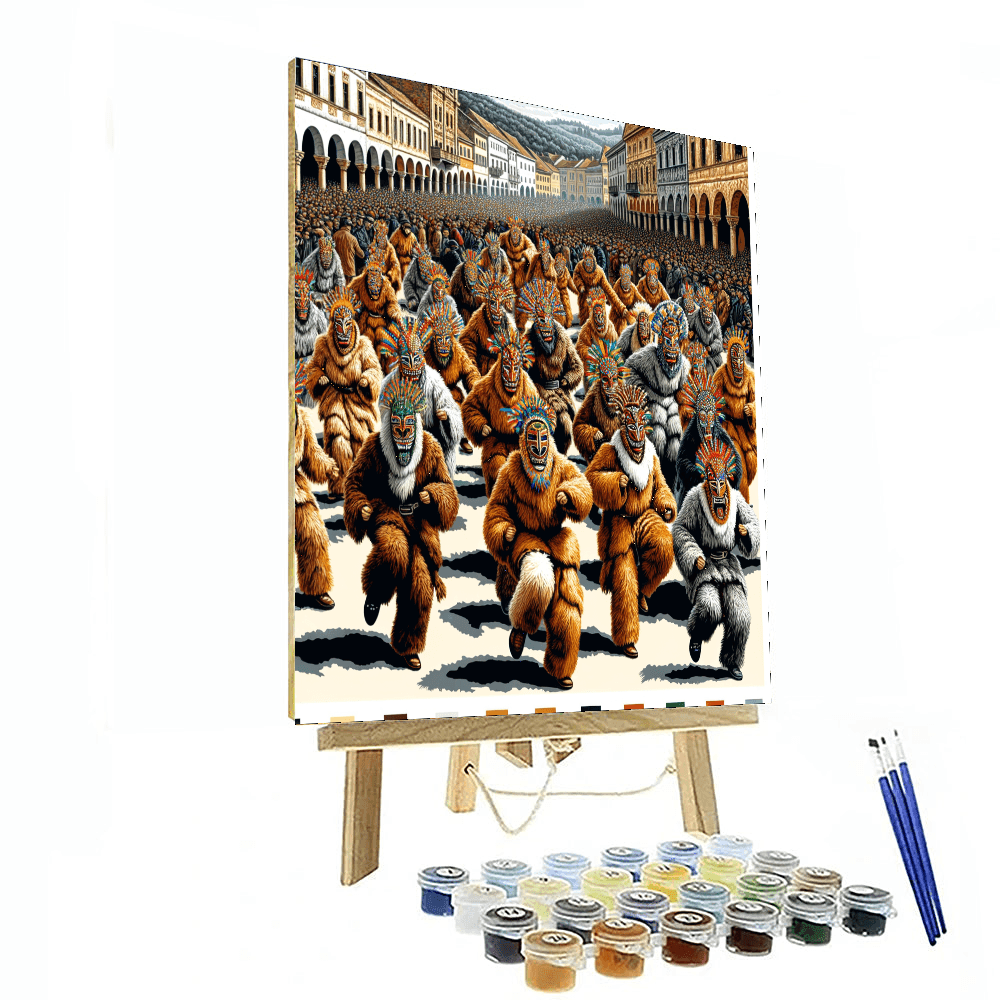 Busójárás Festival - Mohács, Hungary Number Painting