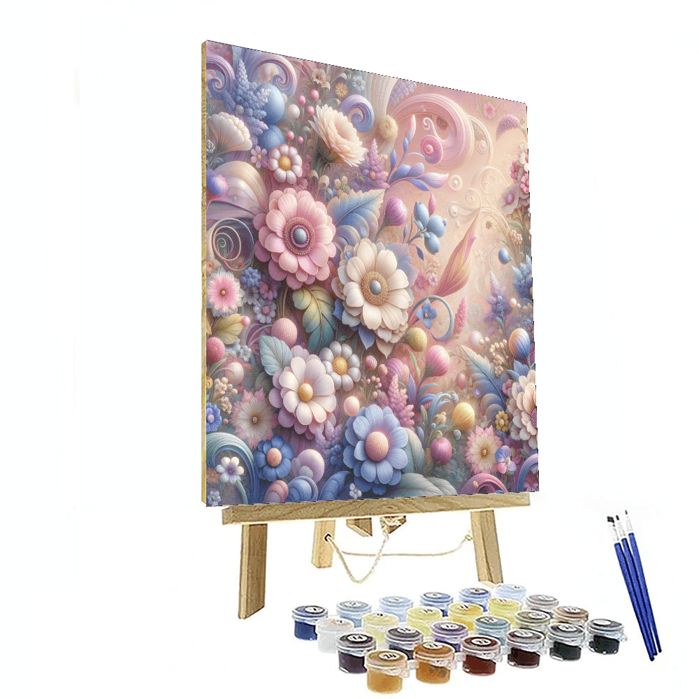Ethereal Floral Dreamscape DIY Paint By Numbers