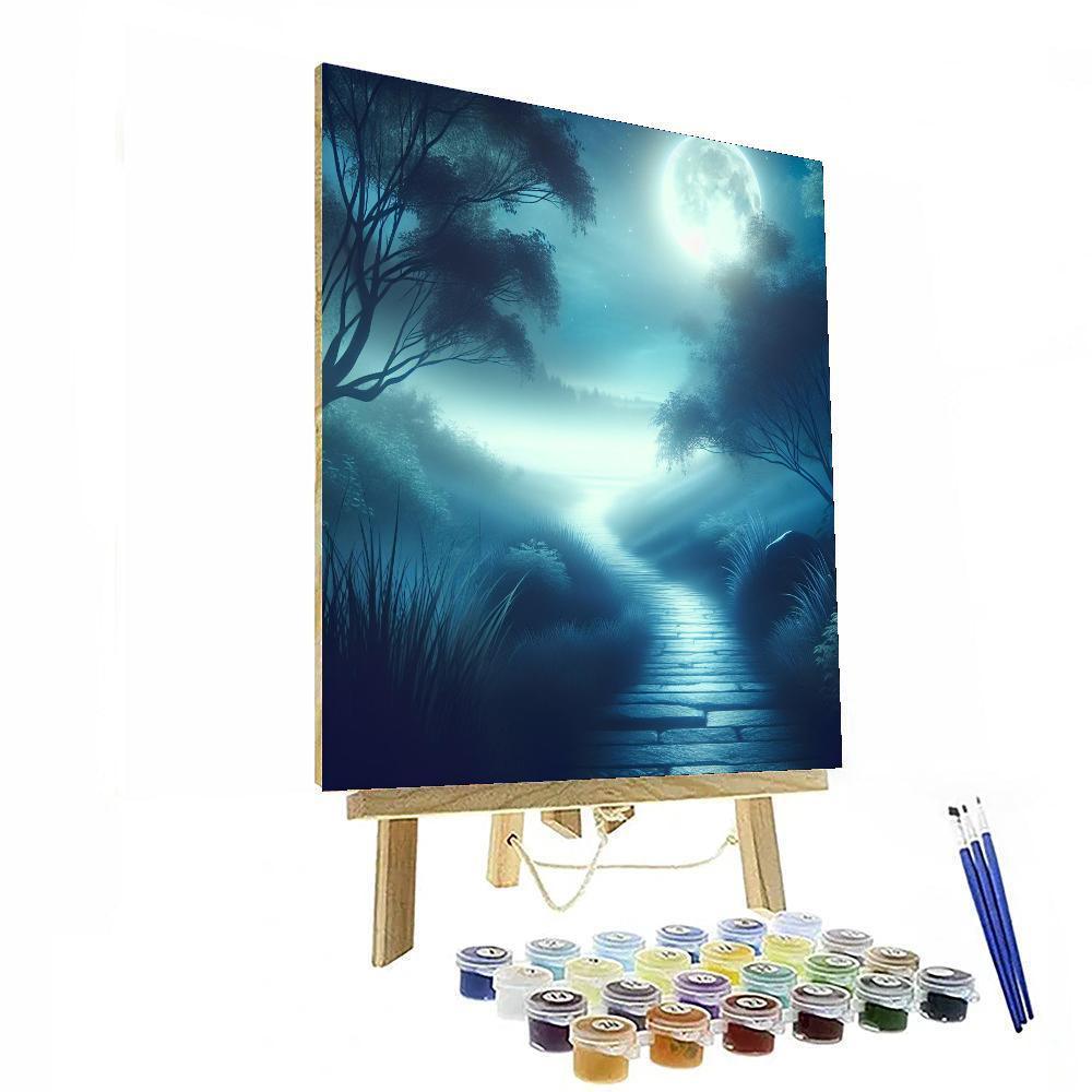 Quiet Moonlit Path Paint By Numbers