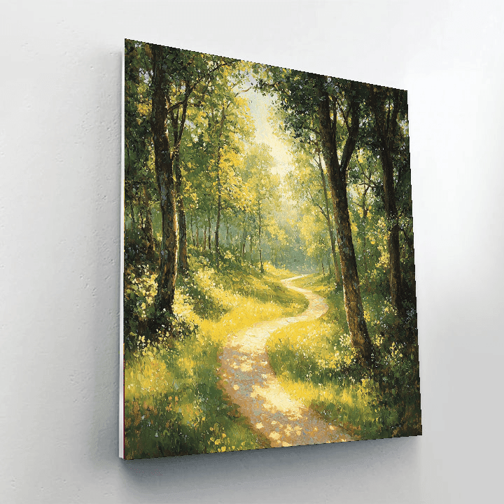 Claude Monet Inspired Sunlit Pathways  Paint By Numbers