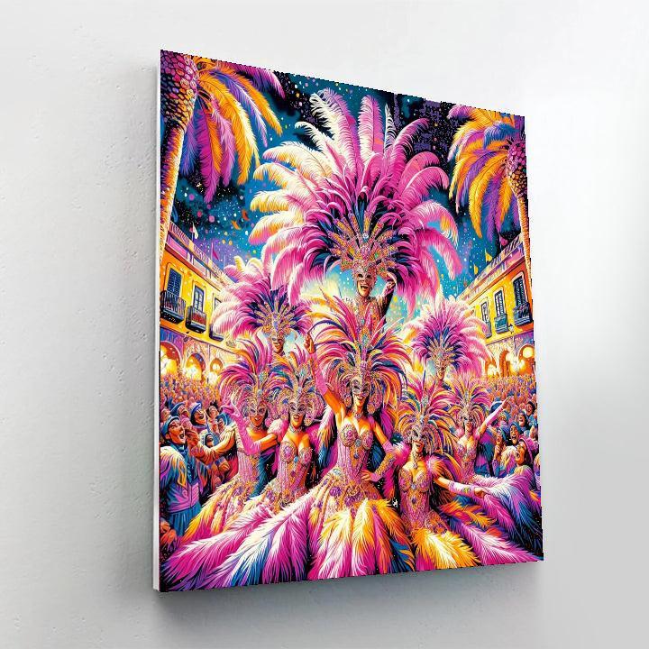 Carnaval De Santa Cruz De Tenerife - Spain DIY Paint By Numbers