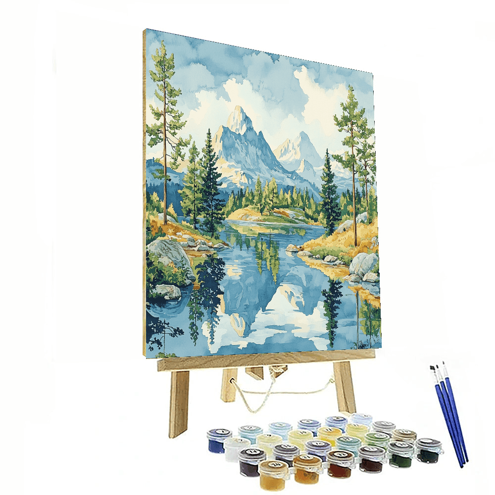 Whistler Inspired Eternal Reflections - DIY Painting By Numbers Kit